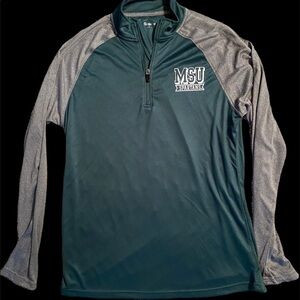 Michigan State long sleeve quarter zip